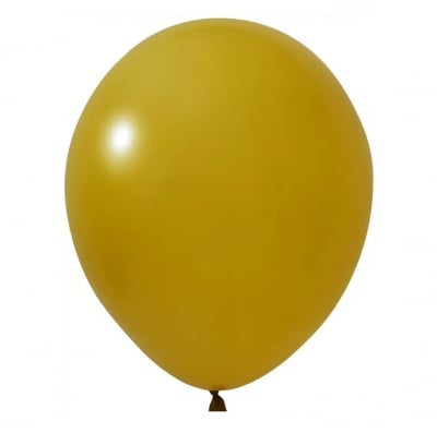 Балон горчица, пастел Mustard Balonevi, 26 см,  1 брой
