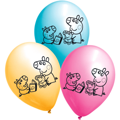 Балони Пепа Пиг Peppa Pig 6 бр. 23 см.