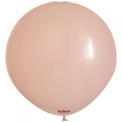 Кръгъл балон розова пудра пастел Pink blush Kalisan, 48 см, 1 брой