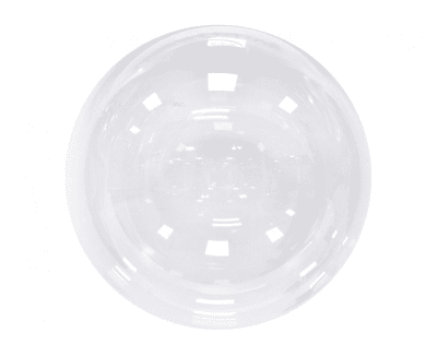 Прозрачен кръгъл балон bubble bobo 18", 1 брой