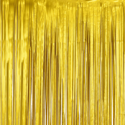 Бляскава завеса от ресни злато мат, 100 х 200 см
