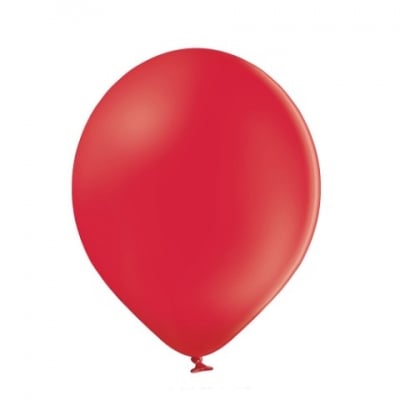 Червен балон пастел 27 см Belbal, 1 брой