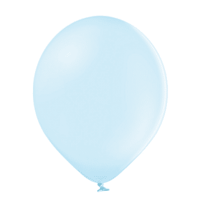 Балон макарон светлосин, ледено син 27 см Belbal, 1 брой