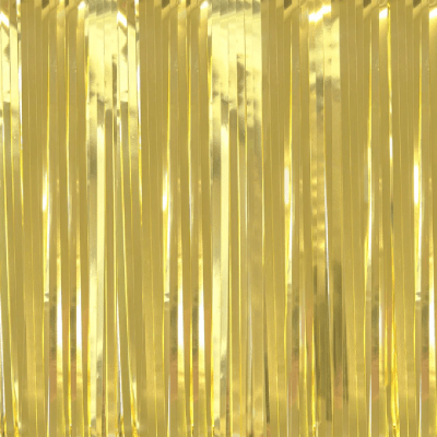 Бляскава завеса от ресни светло злато, 100 х 200 см