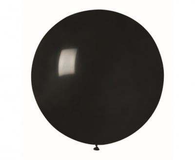 Голям кръгъл черен балон 80 см G220/14