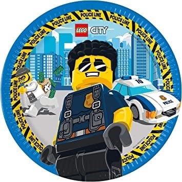 Парти Конструктори Лего Lego City Чинийки, 8 броя