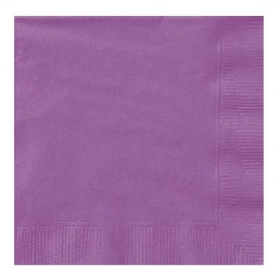 Виолетово лилави салфетки, 20 броя