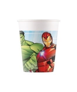 Парти чашки Отмъстителите Avengers картон, 8 броя