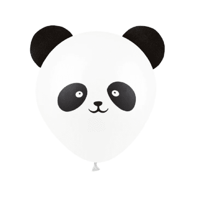 Латексови балони глава панда, 3 броя