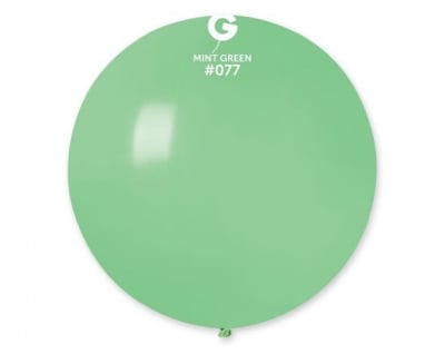 Кръгъл балон Мента Ментово Зелено G220/77, 80 см