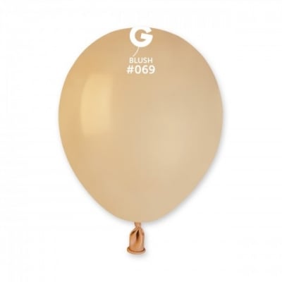 Малък кръгъл балон пудра телесен цвят Blush 13 см A50/69