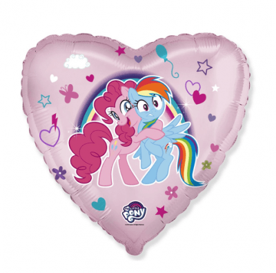 Моето малко пони фолиев балон сърце My Little Pony Hug