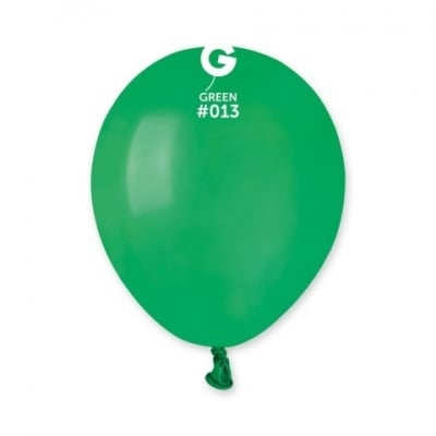 Зелен тъмнозелен малък кръгъл балон латекс 13 см A50/13