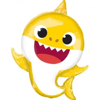 Бебе aкула балон жълт Baby Shark