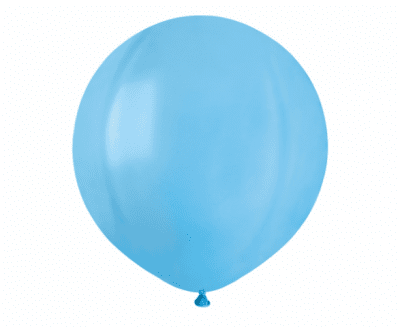 Син кръгъл балон светлосин латекс 48 см G150/09