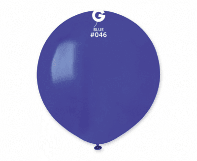 Син кръгъл балон, тъмносин, 48 см G150/46