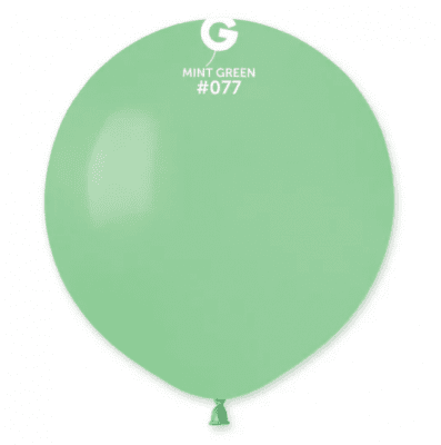 Кръгъл балон мента латекс G150/077 48 см