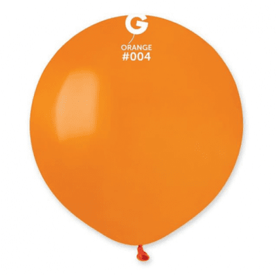 Кръгъл балон оранжев латекс G150/04 48 см