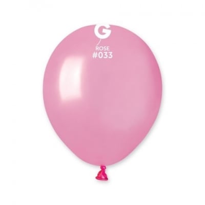Малък розов балон металик 13 см AM50/33