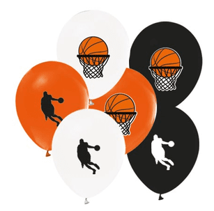 Парти баскетбол латексови балони микс, 10 броя