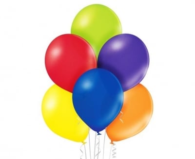 Балони разноцветни микс BELBAL - 30 см, пакет 100 броя