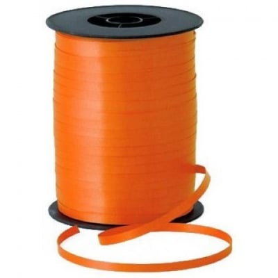 Лента панделка за връзване на балони оранжева 5 мм/457 м