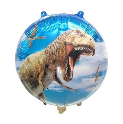 Балон Тиранозавър Динозаври кръг 45 см