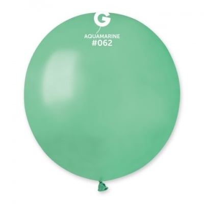 Кръгъл синьо-зелен балон аквамарин 48 см GM150/62