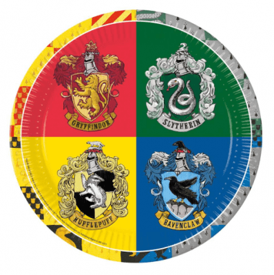 Парти чинии Хари Потър Harry Potter 23 см, 8 броя FSC