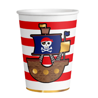 Парти чаши пиратско парти, 8 броя
