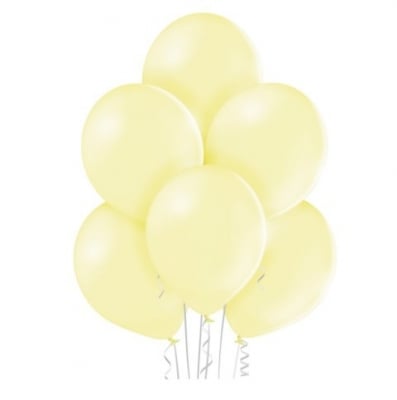 Балон Макарон Лимон Светложълт 30 см, пакет 100 броя BELBAL