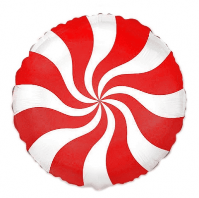 Балон близалка червен, кръг 45 см