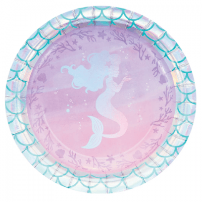Русалка малки чинийки Mermaid Shine, 8 броя