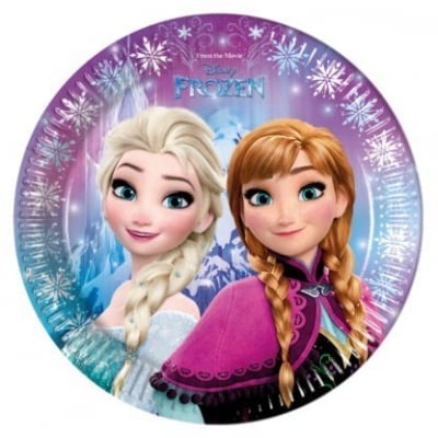 Парти чинийки Замръзналото Кралство Frozen - 8бр, 23см