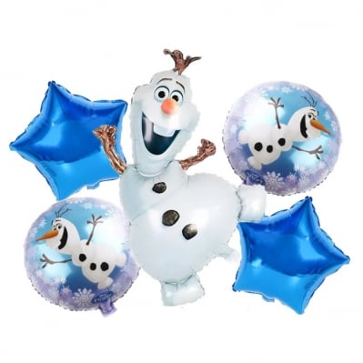 Комплект балони Олаф Замръзналото Кралство Frozen, 5 броя