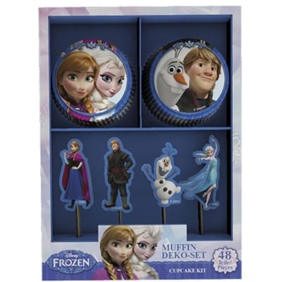 Замръзналото кралство, комплект за мъфини Frozen, 48 части