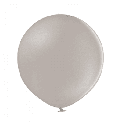 Малък балон макарон топло сив 12 см, пакет 100 броя Belbal