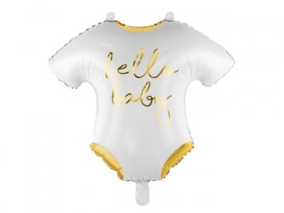 Фолиев балон бебешко боди Hello baby