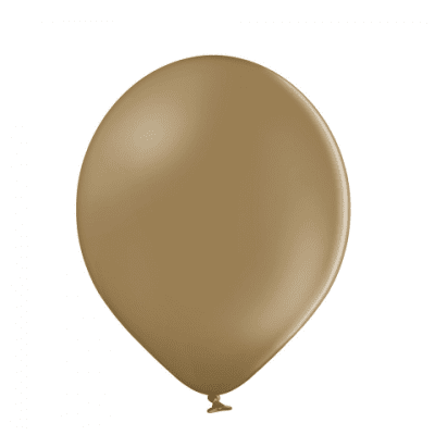 Млечно кафяв балон пастел Бадем 27 см Belbal, 1 брой