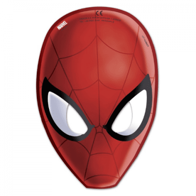 Картонена парти маска Спайдърмен Spider-Man, 1 брой
