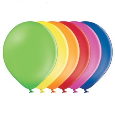 Балони разноцветни микс 27 см BELBAL, пакет 100 броя
