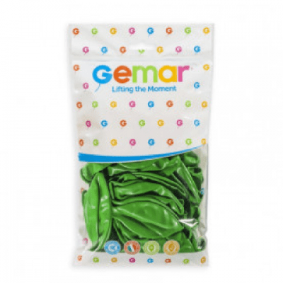 Кръгъл зелен балон латекс 48 см G150/12, пакет 50 броя