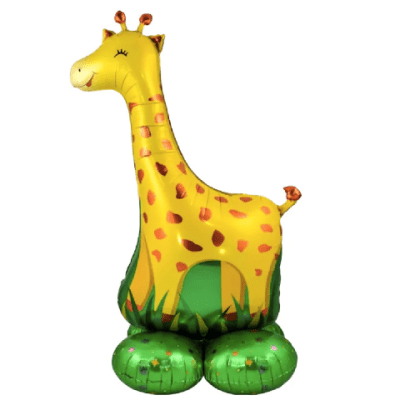 Стоящ фолиев балон жираф, 120 см