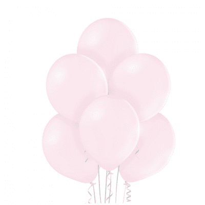 Балон макарон светлорозов, нежно розово 27 см Belbal, пакет 50 броя