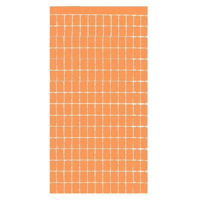Оранжева декоративна завеса за фон, фолио, 100 х 200 см