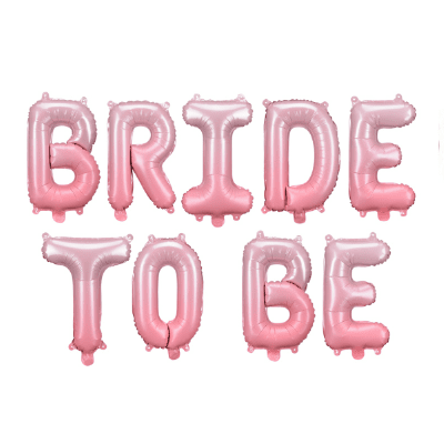 Розов надпис Bride to be от фолиеви балони, моминско парти