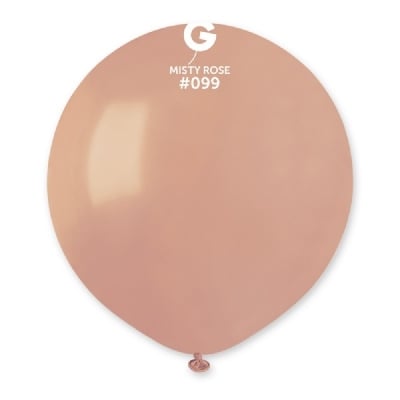 Кръгъл балон пепел от рози Misty Rose 48 см G150 99, пакет 50 броя
