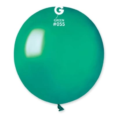 Кръгъл балон тъмнозелен металик 48 см GM150 55