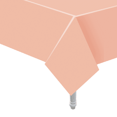 Светлорозова хартиена покривка, 132 х 183 см