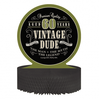 Декорация за маса 60 years Vintage Dude